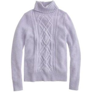 J. Crew Cambridge Cable Turtleneck Sweater